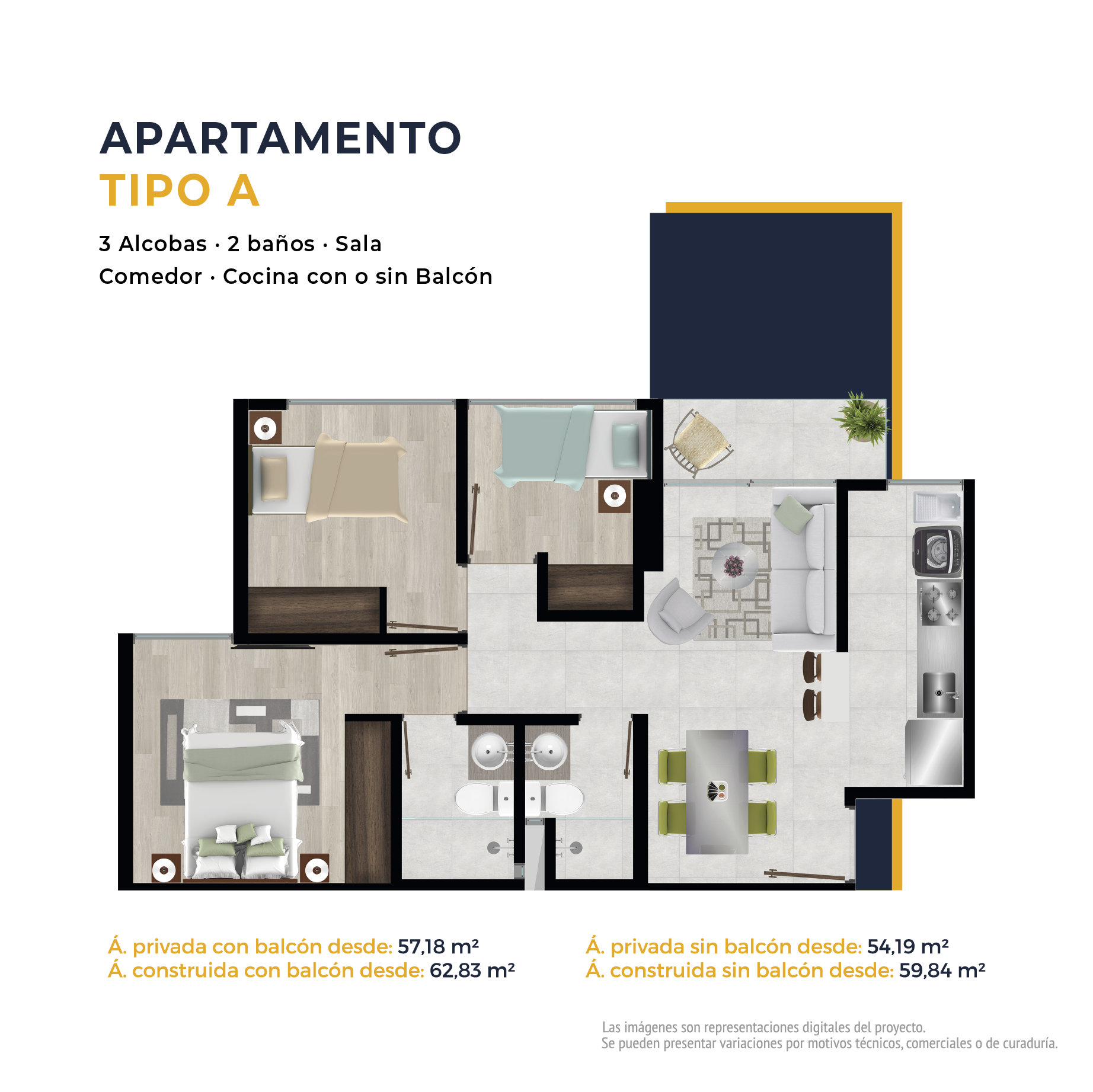 Apartamento tipo A