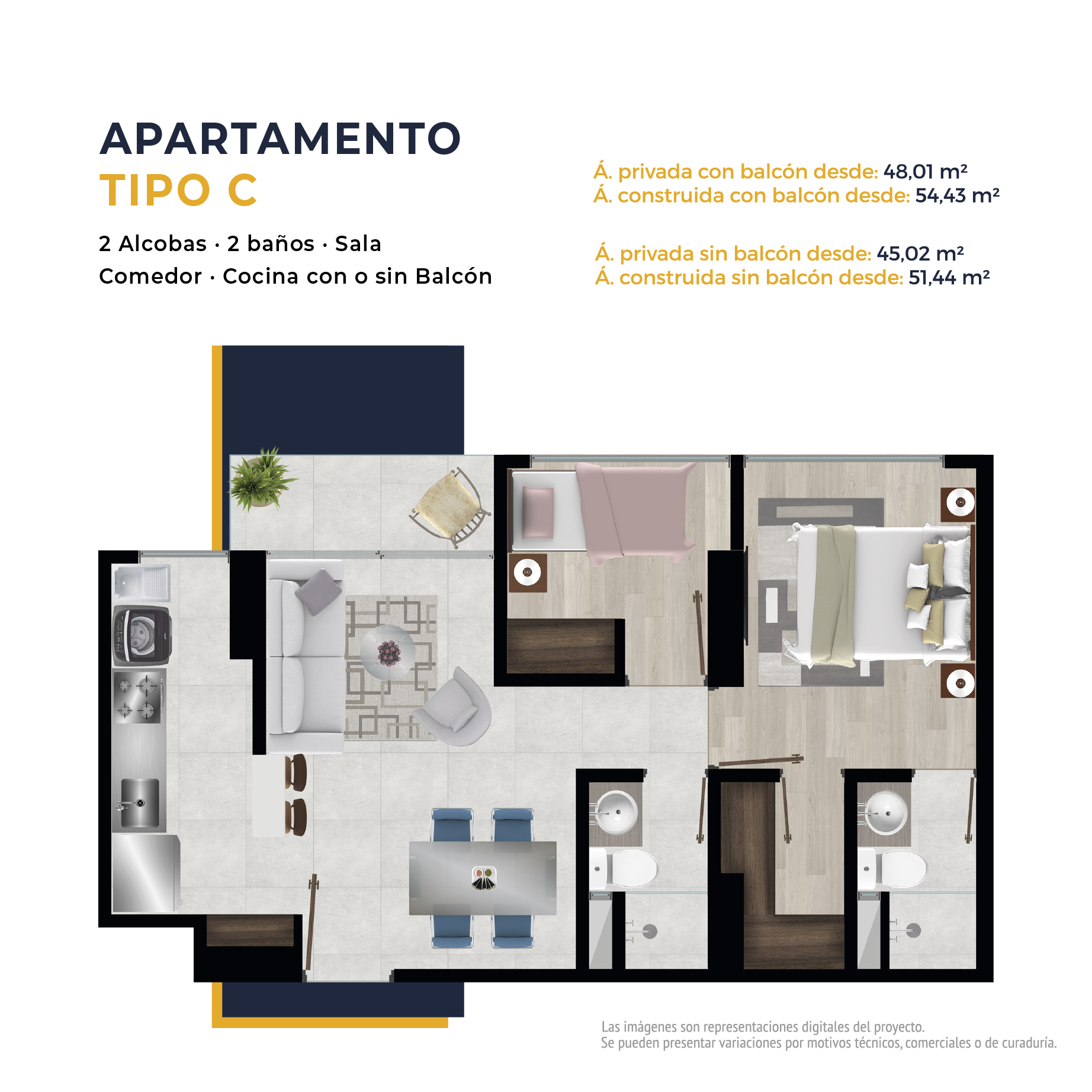 Apartamento tipo C